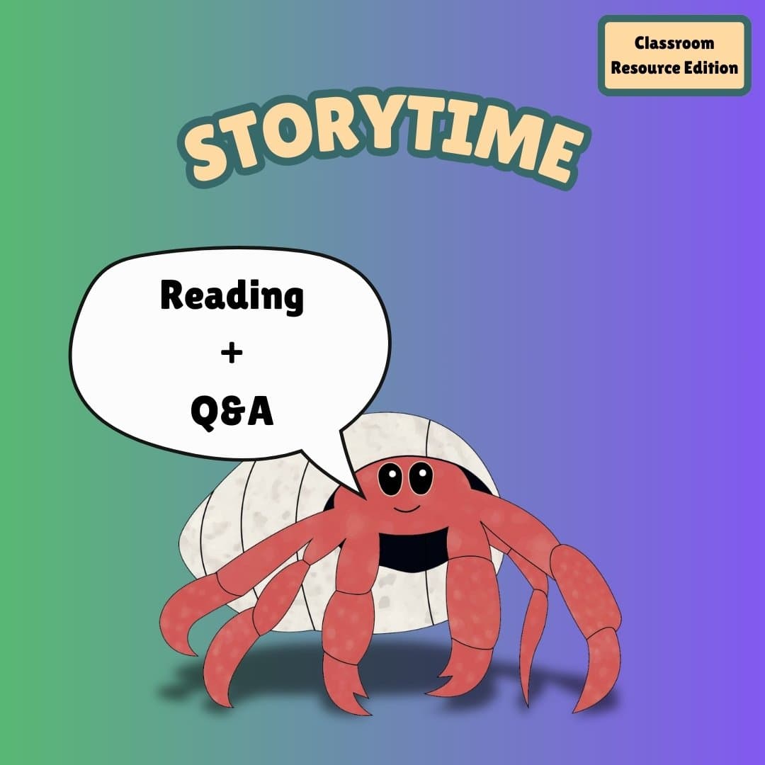 Storytime classroom resource promotional illustration